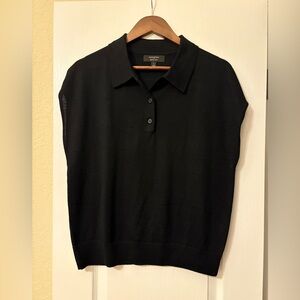 Banana Republic Navy V-Neck Sweater